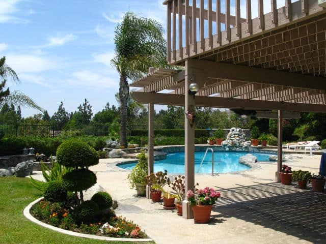 Shaded Pool and Patio